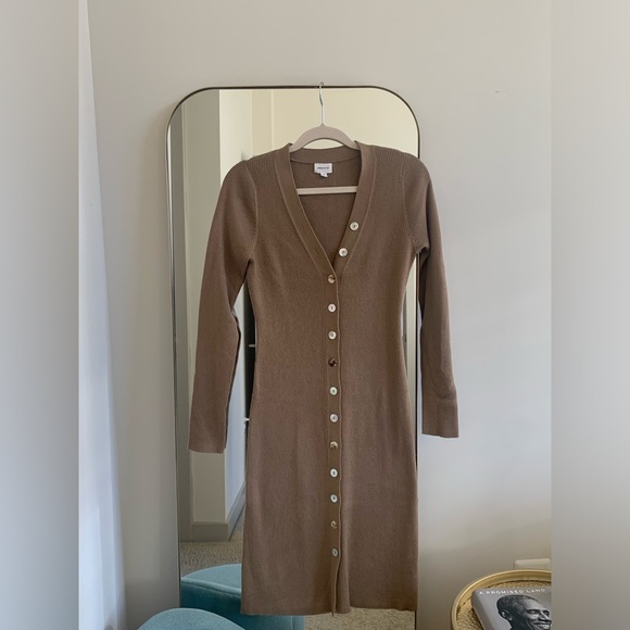 SONG OF STYLE Brown Knit Dress - Picture 6 of 6